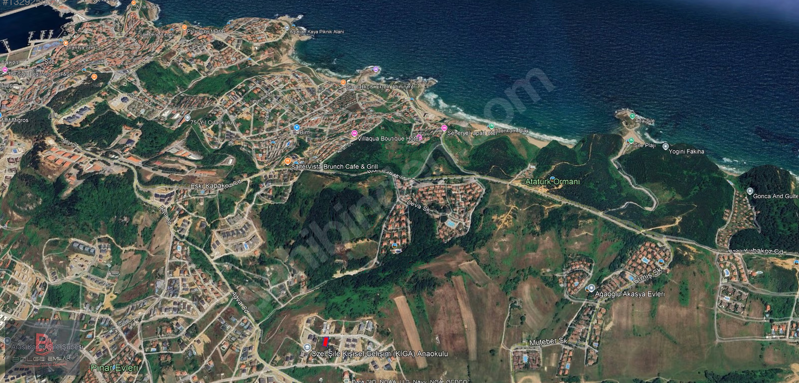ŞİLE BALİBEY'DE RUHSATLI, İNŞAATA HAZIR 436 m² ARSA fotoğrafı 1